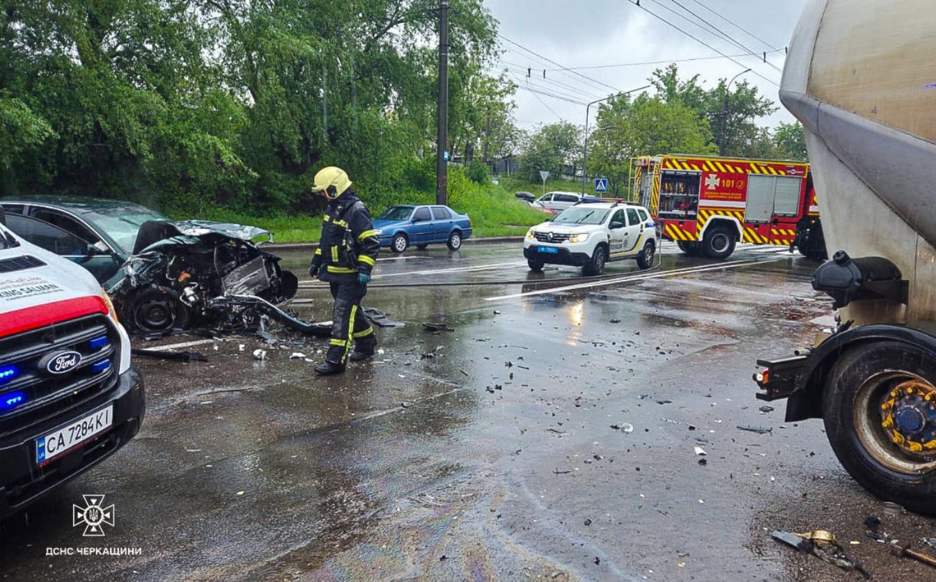 У Черкасах у ДТП травмувалися п’ятеро людей