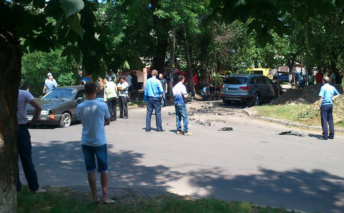 У Черкасах вибухнув автомобіль