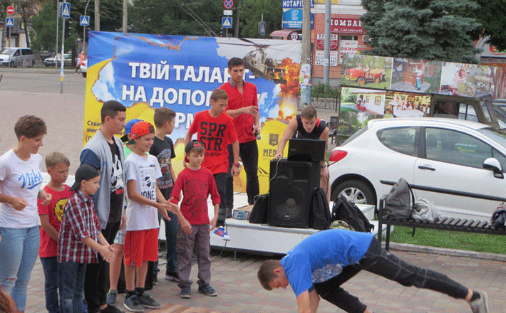 Учасник телепроекту “Танцюють всі” провів перший майстер-клас у Черкасах