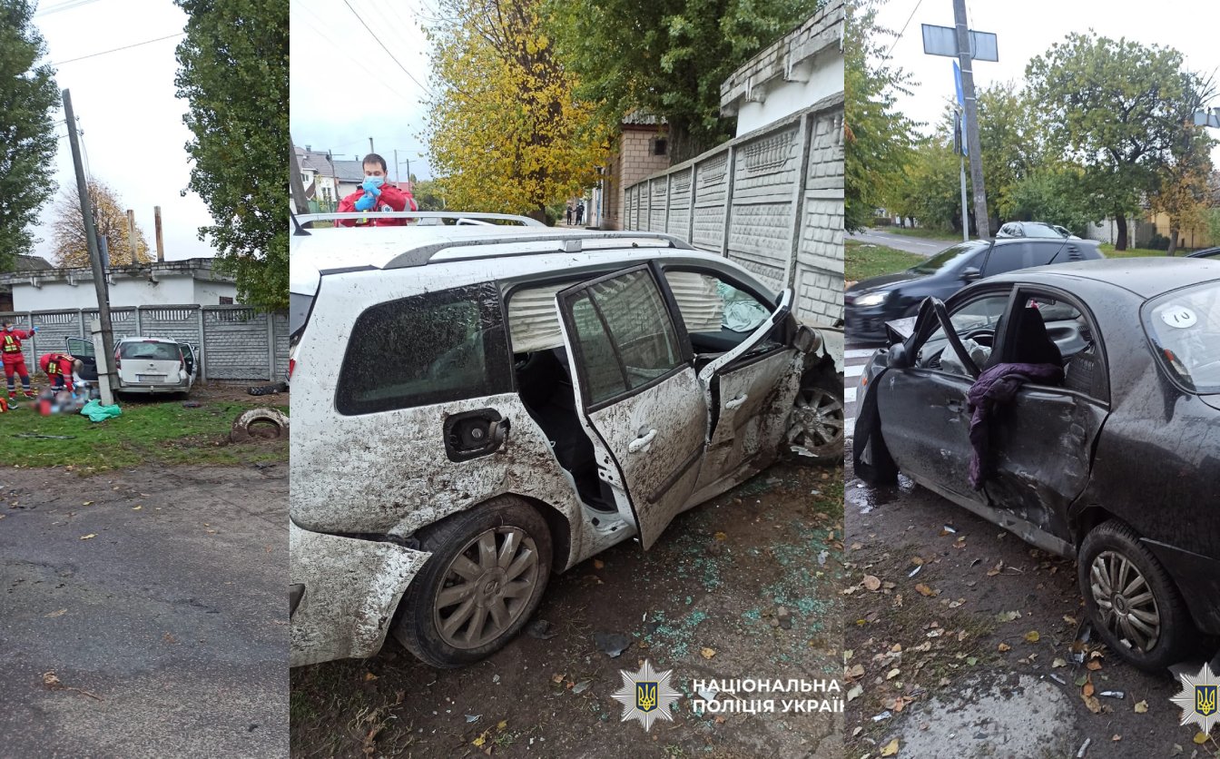 Внаслідок ДТП у Черкасах одна людина загинула, двоє — госпіталізовані