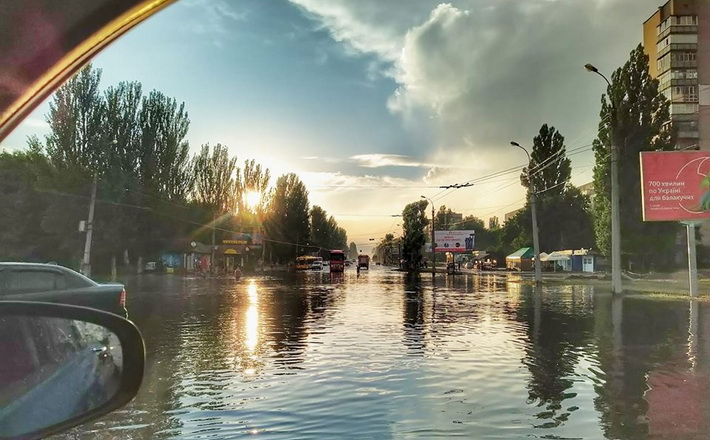 Учора в Черкасах зареєстровано місячну норму опадів (ФОТО)