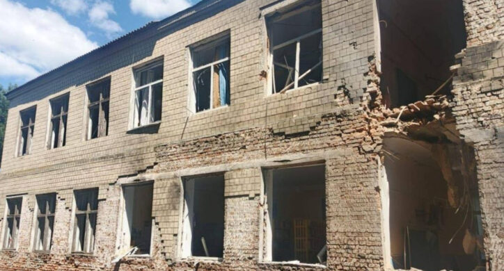 російський БпЛА пошкодив ліцей в Звенигородському районі