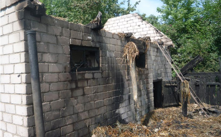 У Смілянському районі діти спричинили пожежу