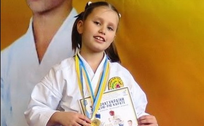 9-річна Юля Білякова з Черкащини перемогла на Кубку світу з карате